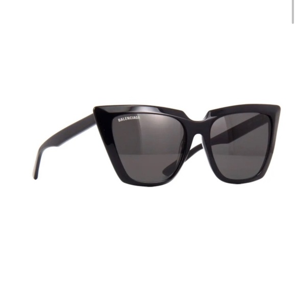 Balenciaga cat eye BB0046S 001 sunglasses - Picture 3 of 10